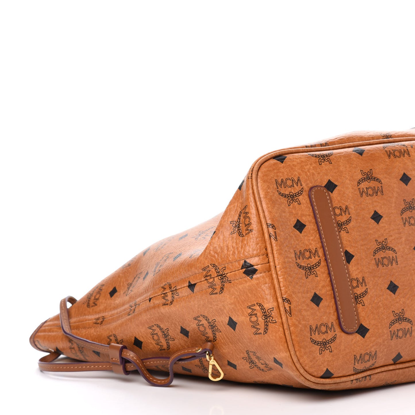 Visetos Large Liz Reversible Shopper Tote Cognac
