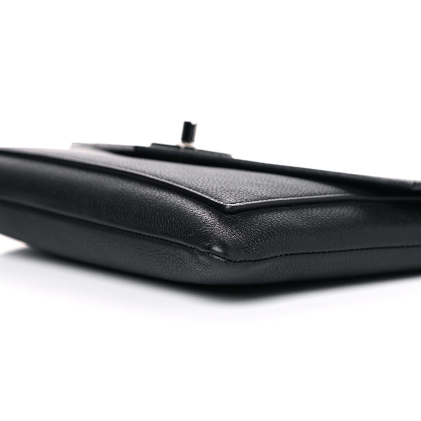 Soft Calfskin My Lockme Pochette Black