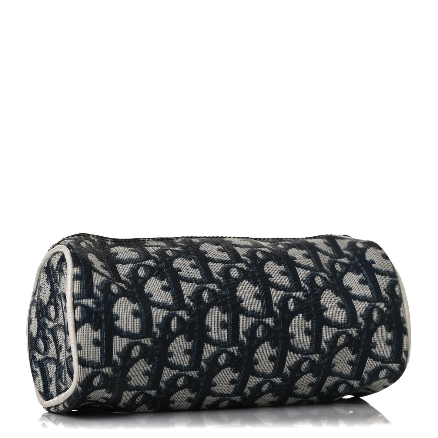 Monogram Girly Cosmetic Case Black White