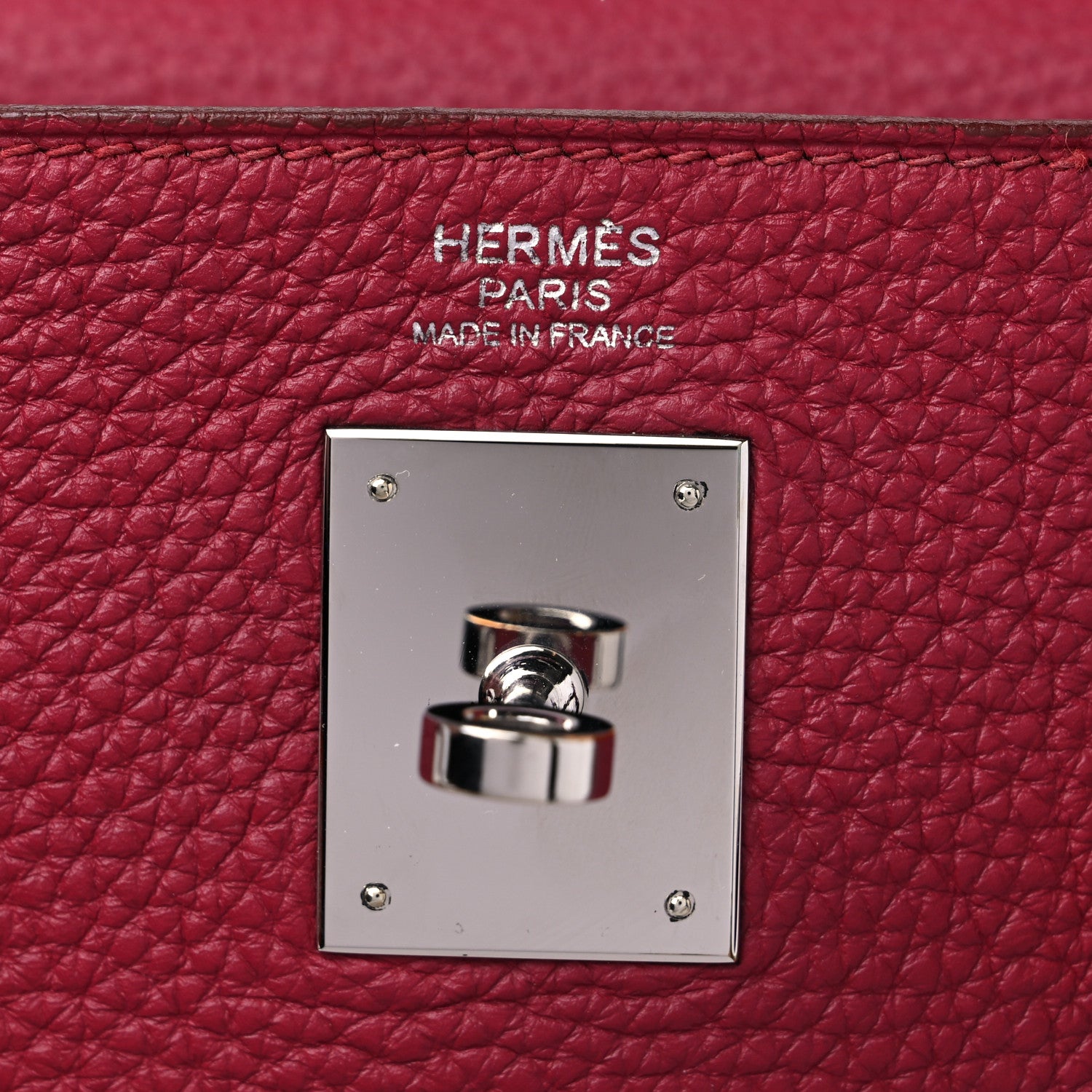 Hermes Togo Kelly Retourne 32 Rubis 6 of 12
