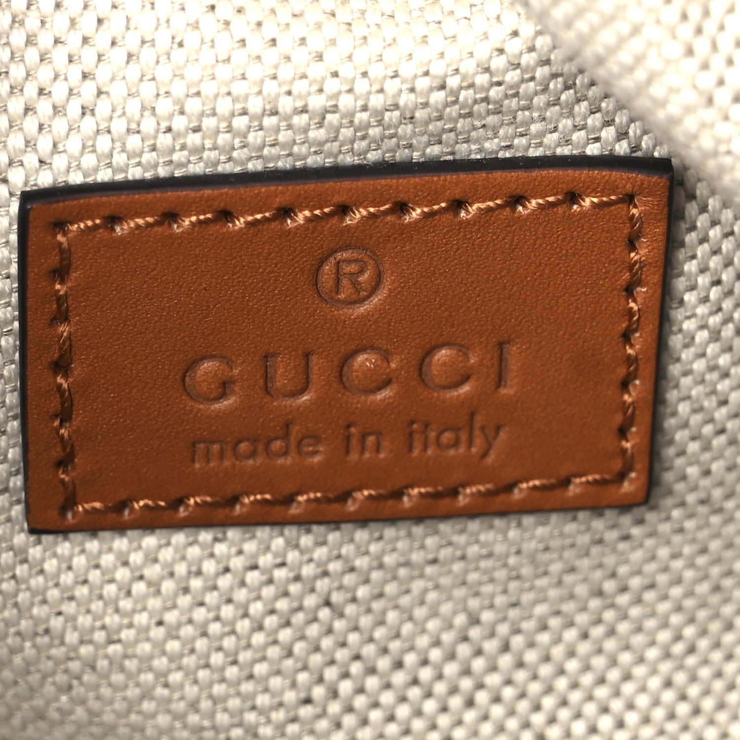 Gucci GG Denim Calfskin Web Mini GG Top Handle Bag Light Blue