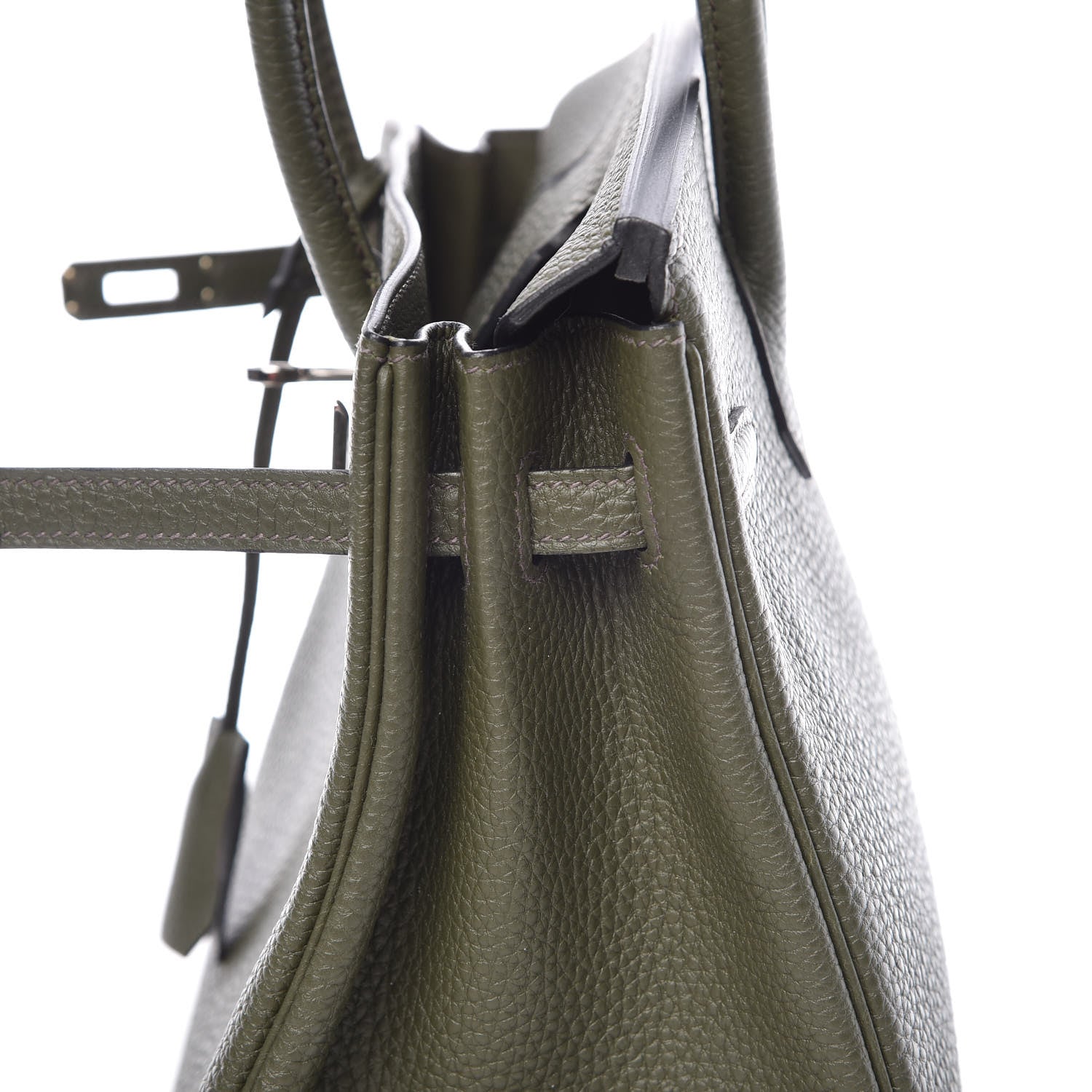 Hermes Togo Birkin 25 Vert Olive 14 of 38