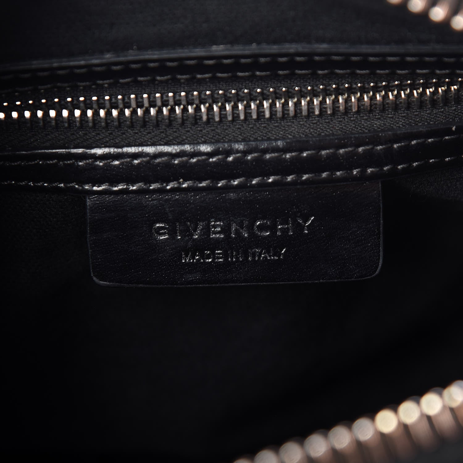 Givenchy Shiny Lord Calfskin Mini Antigona Black 6 of 12