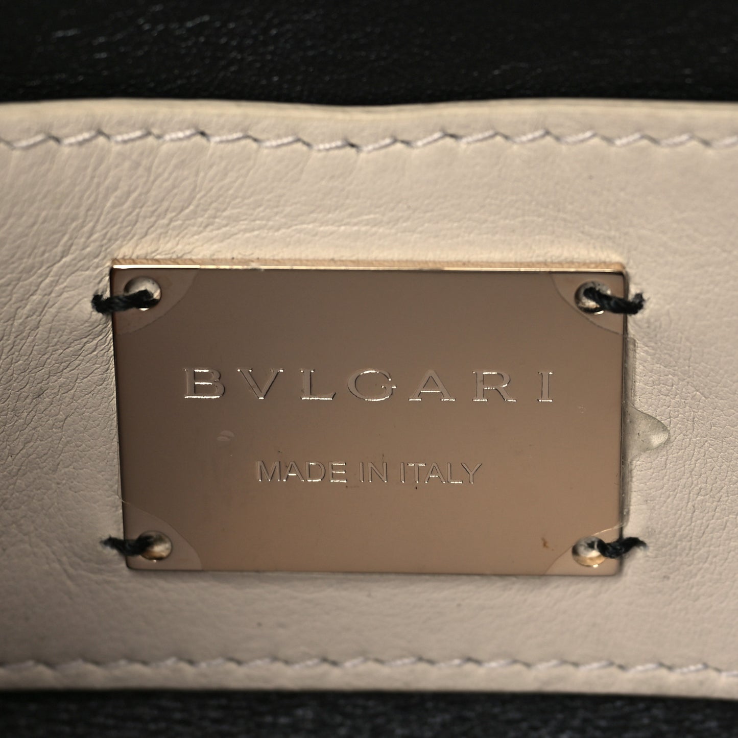 Calfskin Matelasse Serpenti Cabochon Shoulder Bag White