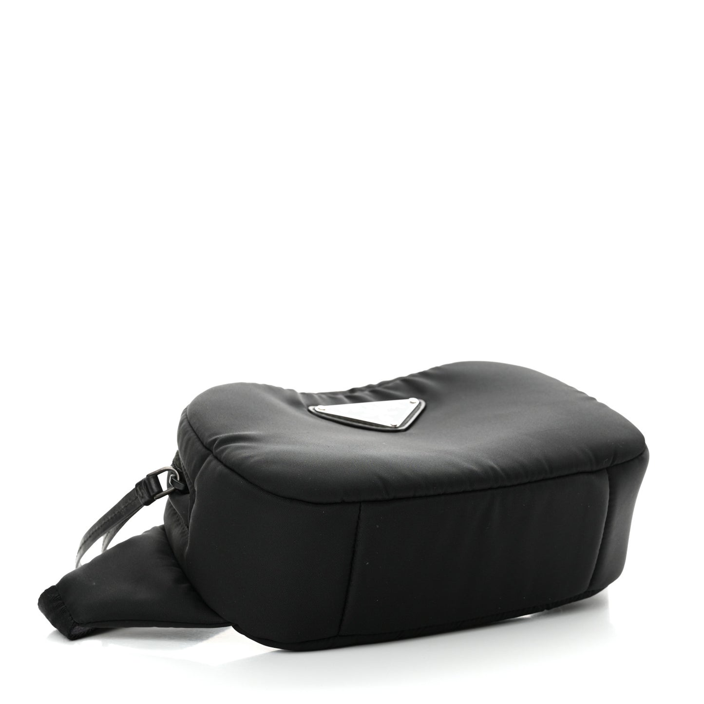 Tessuto Nylon Soft Padded Belt Bag Black