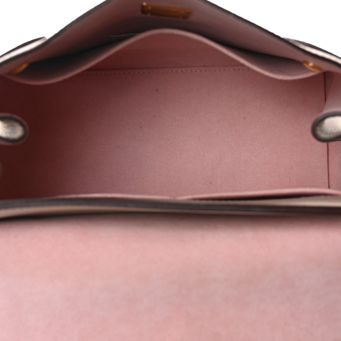 Soft Calfskin Lockme Ever MM Greige
