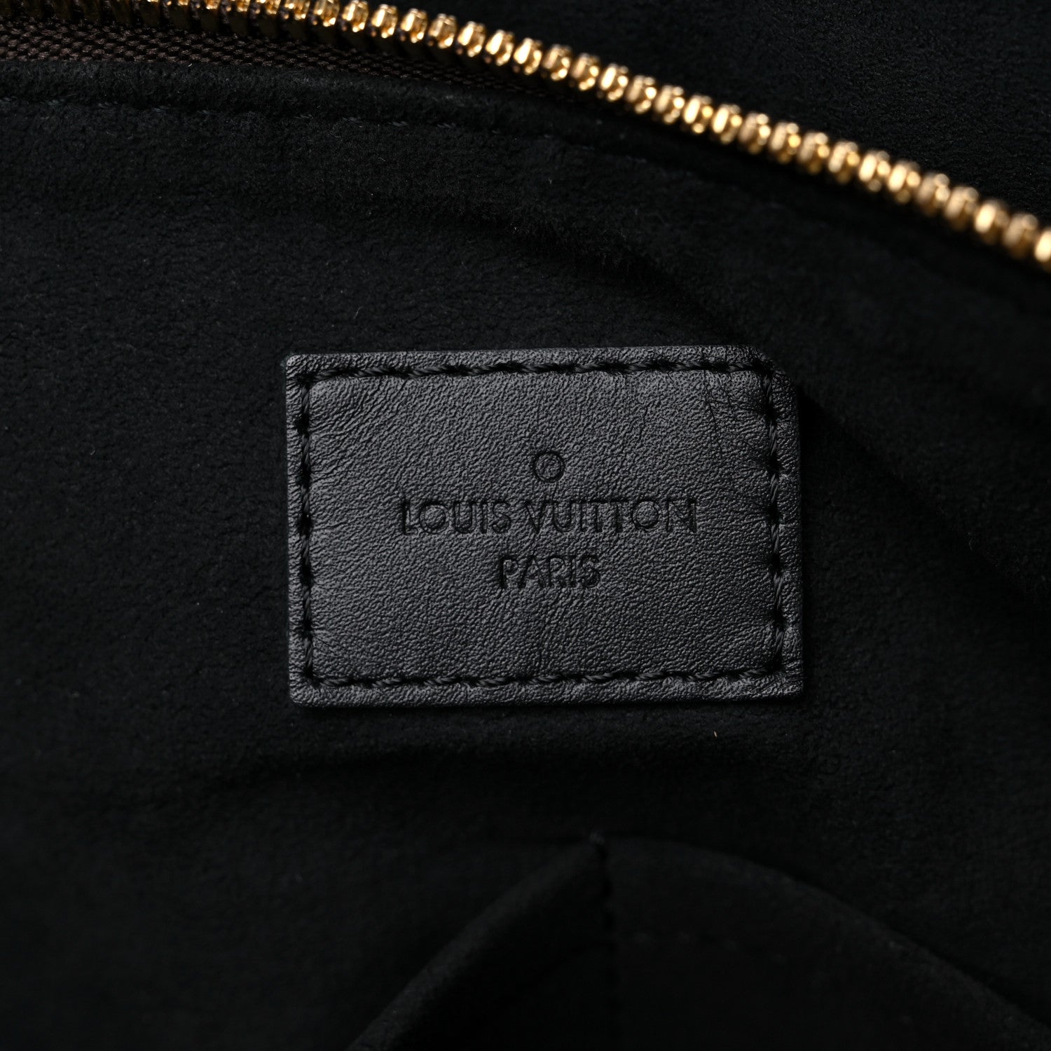 Louis Vuitton Monogram Flower Zipped Tote MM Black 6 of 12