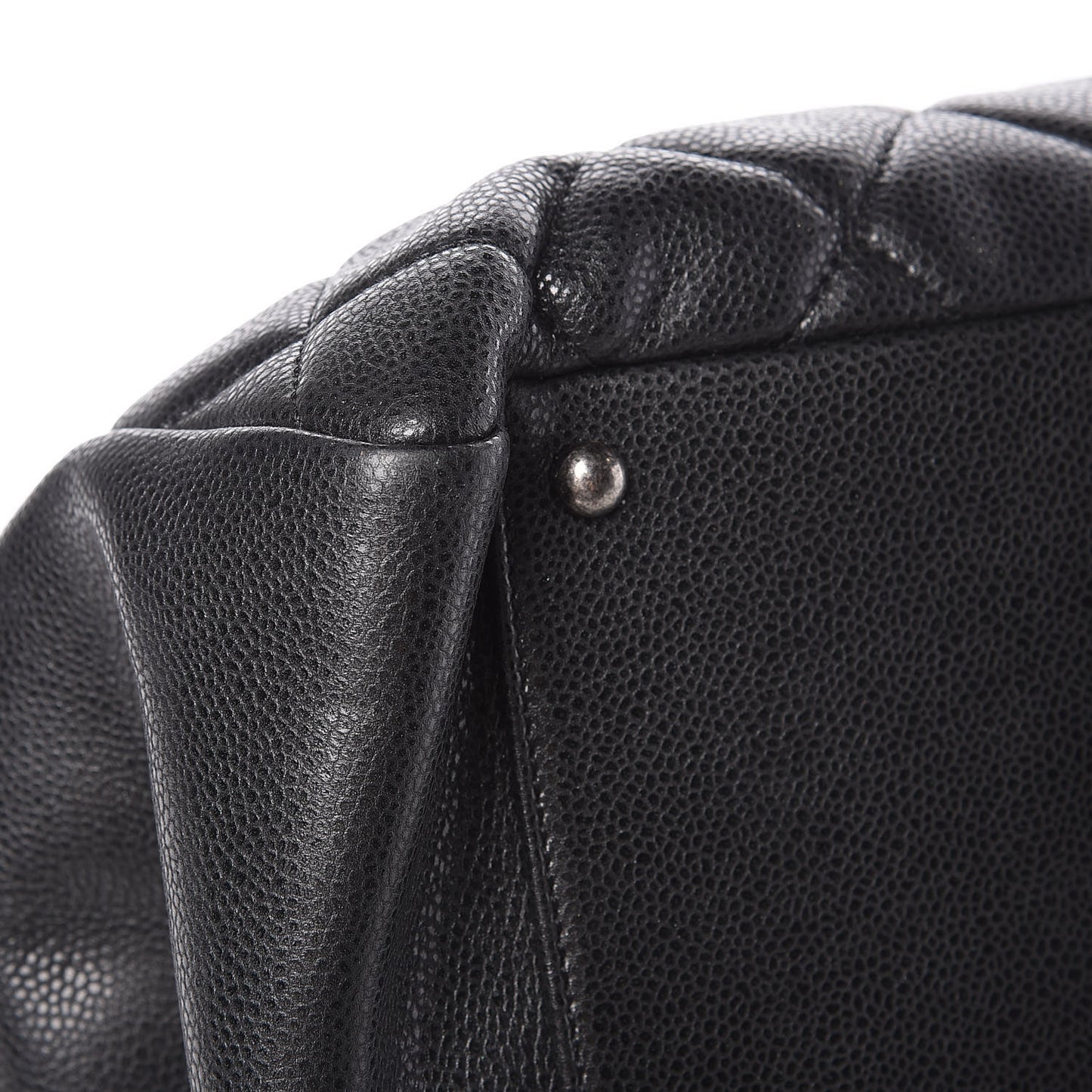 Caviar Quilted XL Grand Shopping Tote GST Black