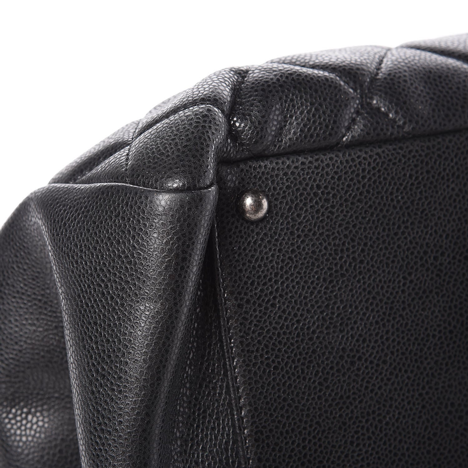 Chanel Caviar Quilted XL Grand Shopping Tote GST Black 12 of 20