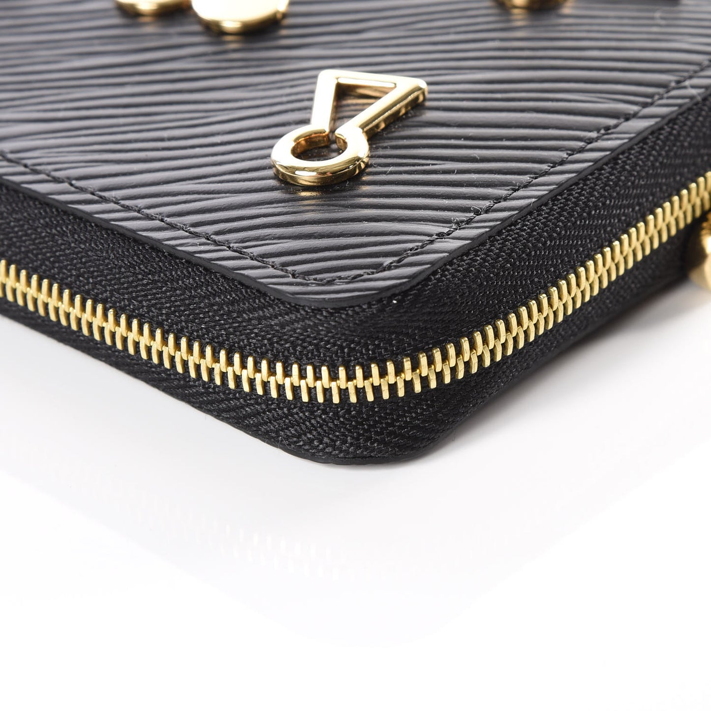 Epi Love Lock Zippy Coin Purse Black