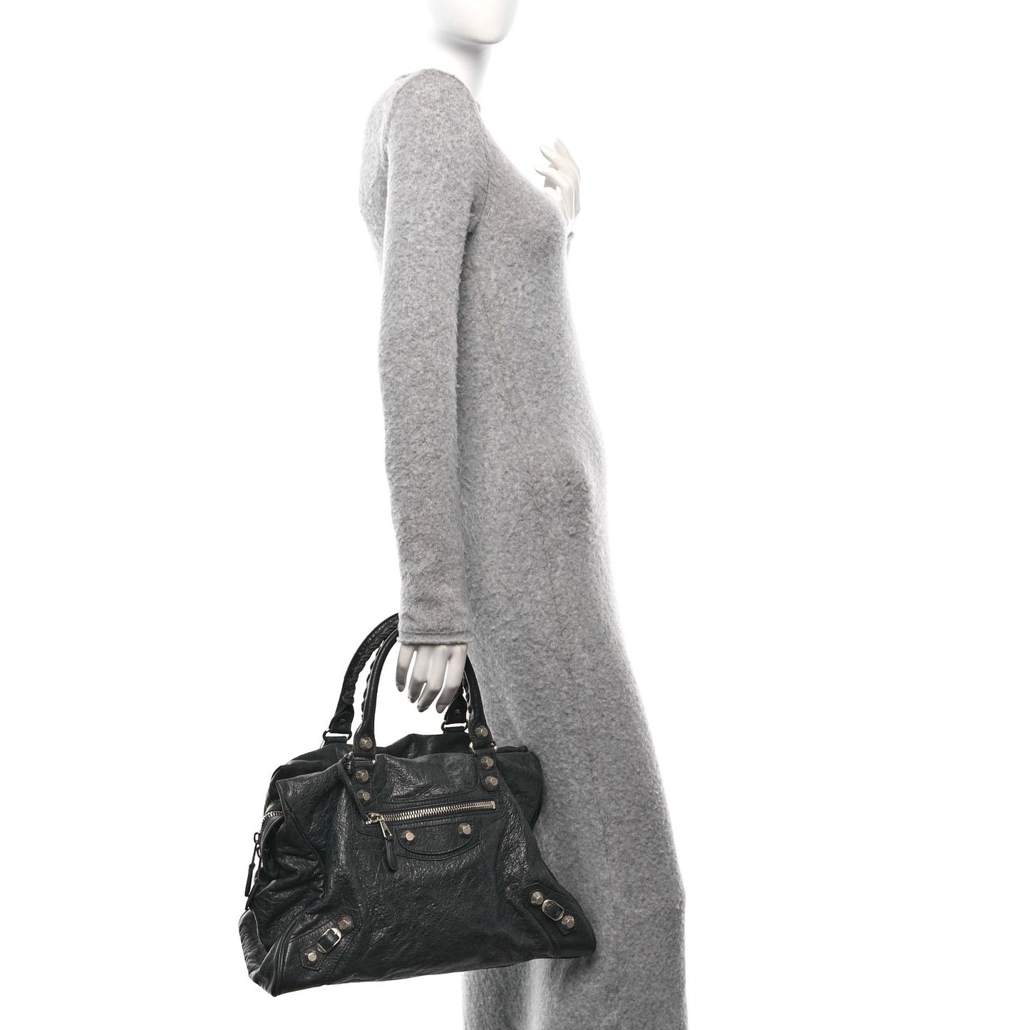 Agneau Giant 21 Silver Hardware Mid Day Anthracite