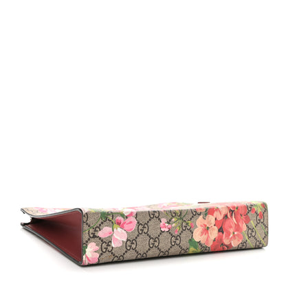 Gucci GG Supreme Monogram Blooms Large Cosmetic Case Beige Multicolor Dry Rose 4 of 7