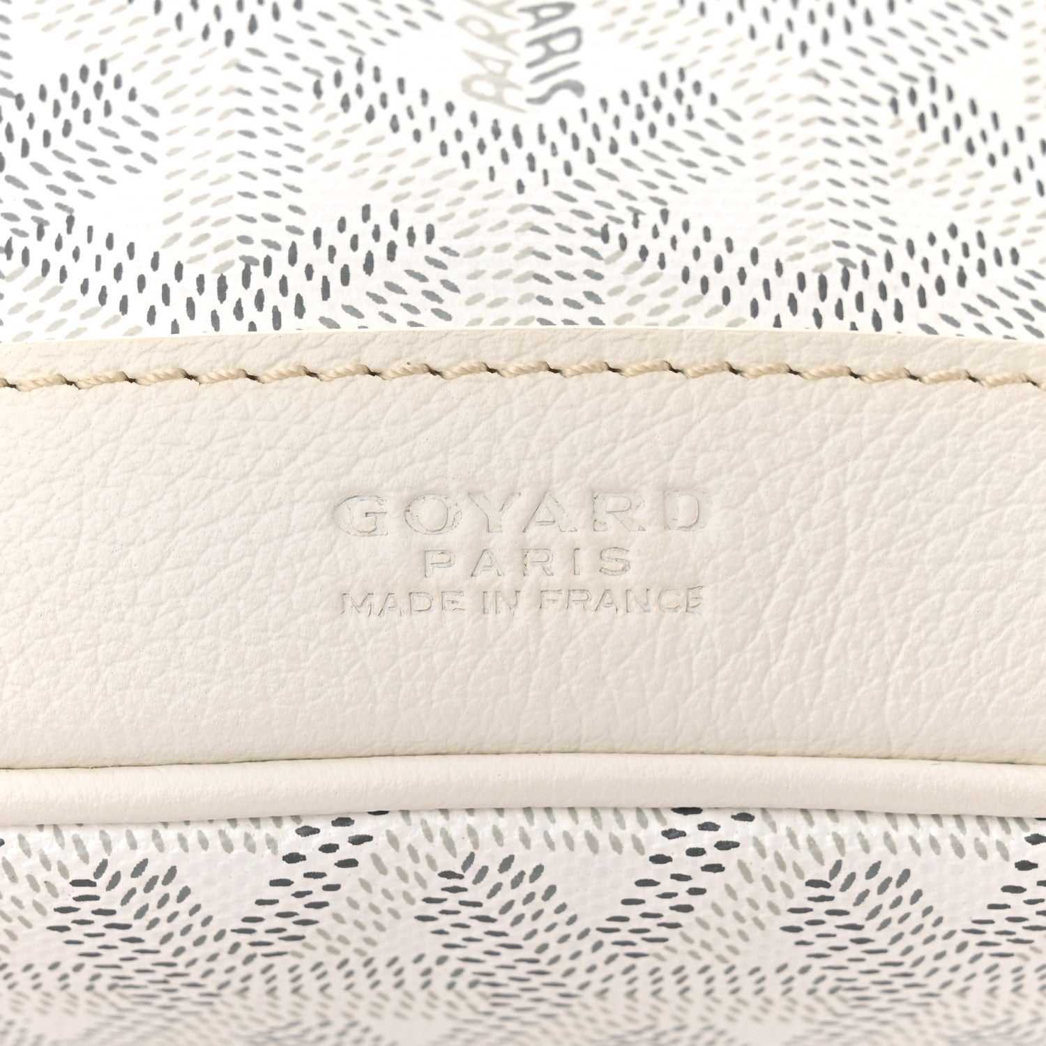 Goyard Goyardine Petit Flot Bucket Bag PM White 6 of 12