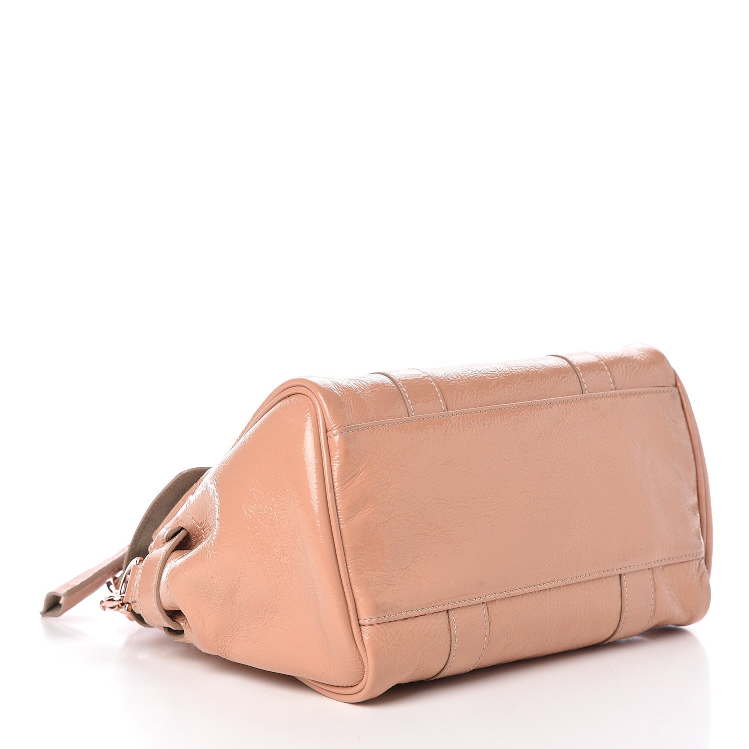 Mulberry Wrinkled Patent Small Bayswater Plaster Pink 4 of 22