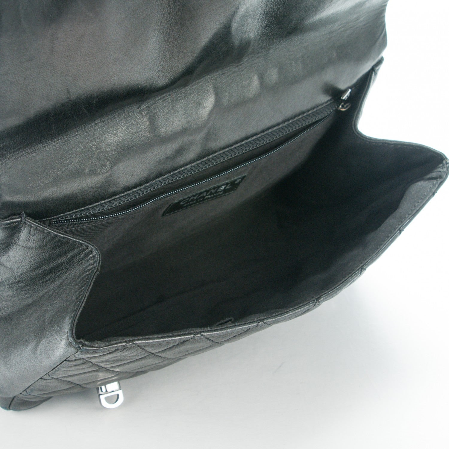 Chanel Lambskin Quilted Small Messenger Bag Black 5 of 8