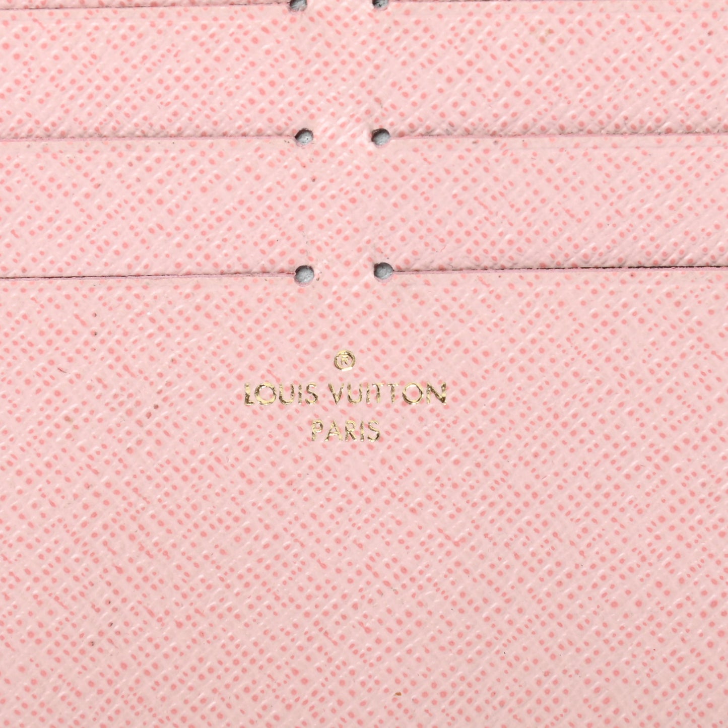 Calfskin Felicie Card Holder Insert Rose Ballerine