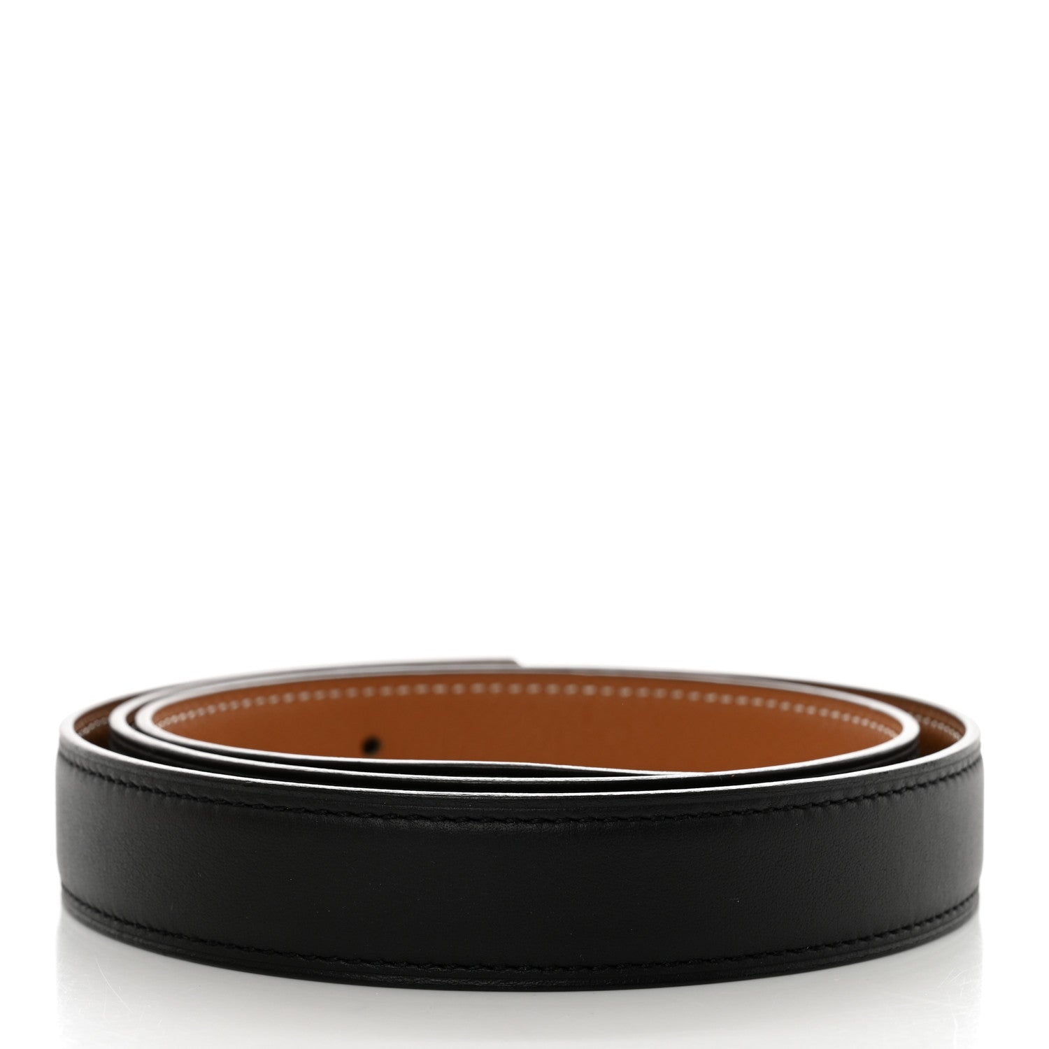 Hermes Swift Epsom 24mm Belt Strap 80 32 Black Gold 2 of 8