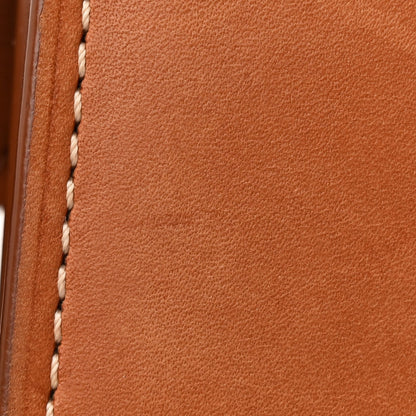 Celine Natural Calfskin Medium Classic Box Flap Bag Tan 13 of 15