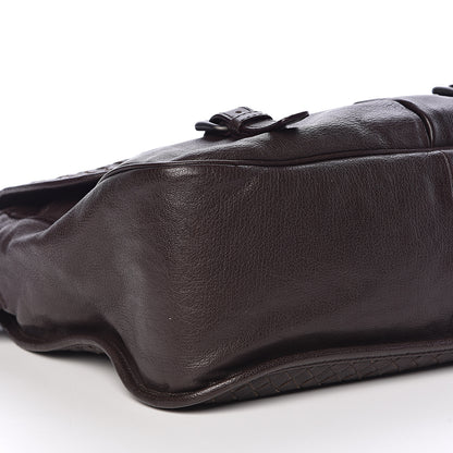 Bottega Veneta Nappa Intrecciato Gardena Messenger Bag Ebano 10 of 12