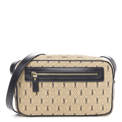 Saint Laurent Canvas Monogram All Over Camera Bag Beige 1 of 9