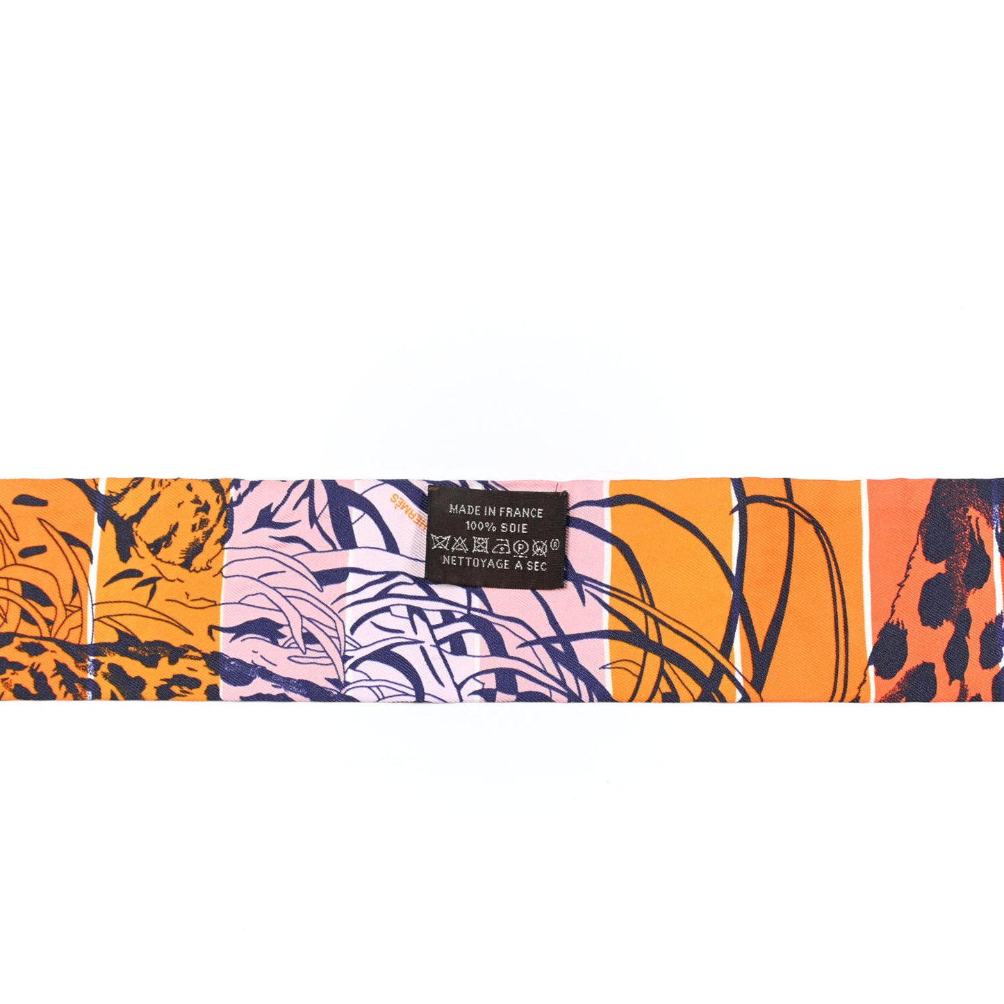 Silk Jungle Love Rainbow Twilly Orange Encre Vieux Rose