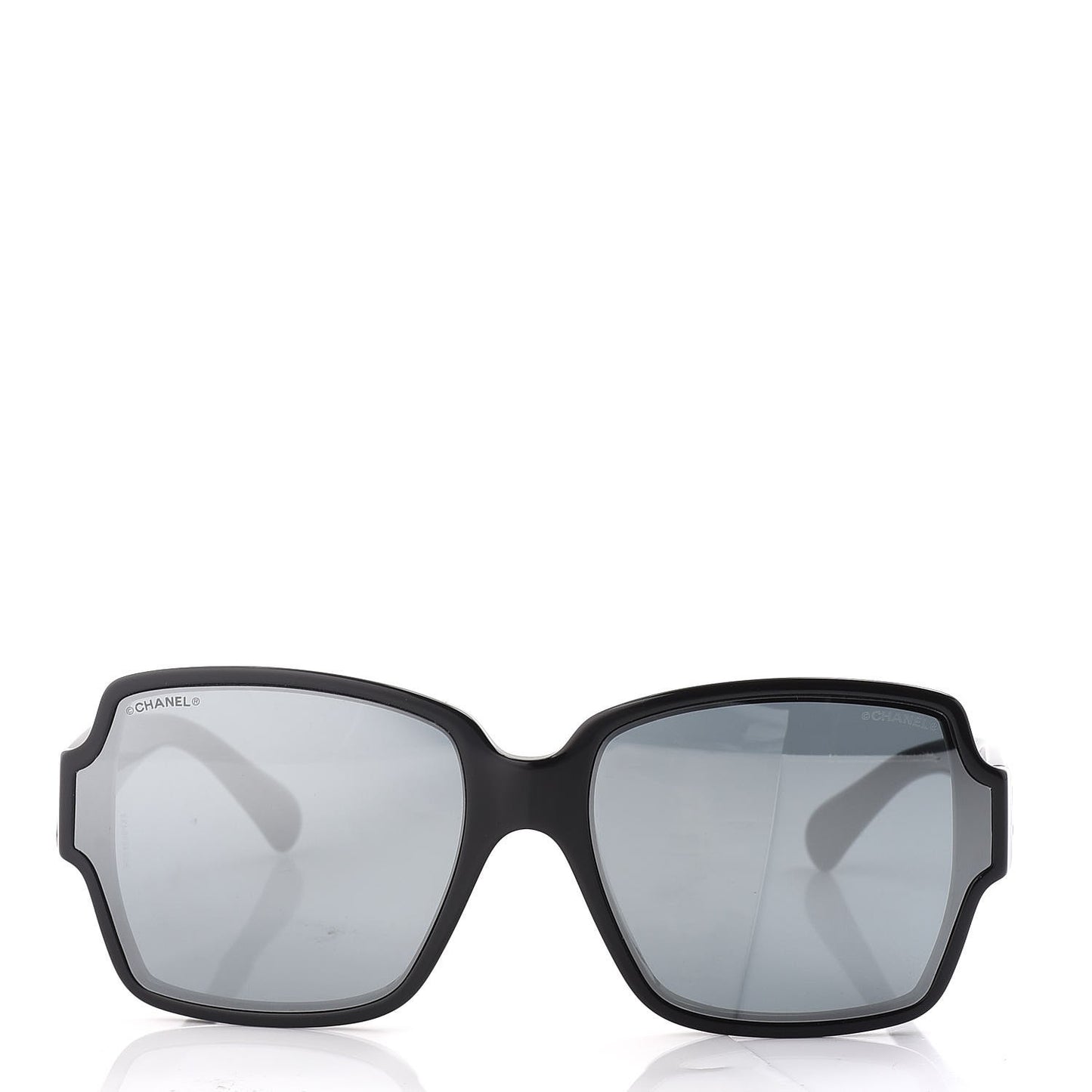 Acetate Square CC Sunglasses 5385 Black