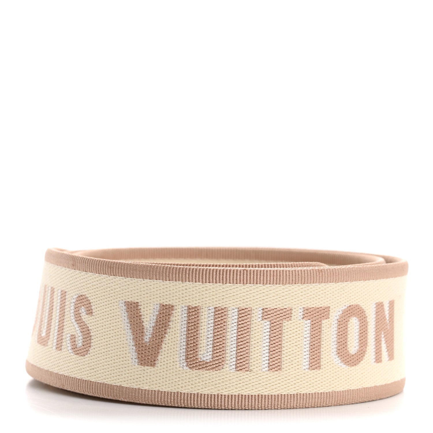 Louis Vuitton Jacquard Diane Shoulder Strap Creme Beige 2 of 4