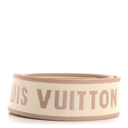 Louis Vuitton Jacquard Diane Shoulder Strap Creme Beige 2 of 4