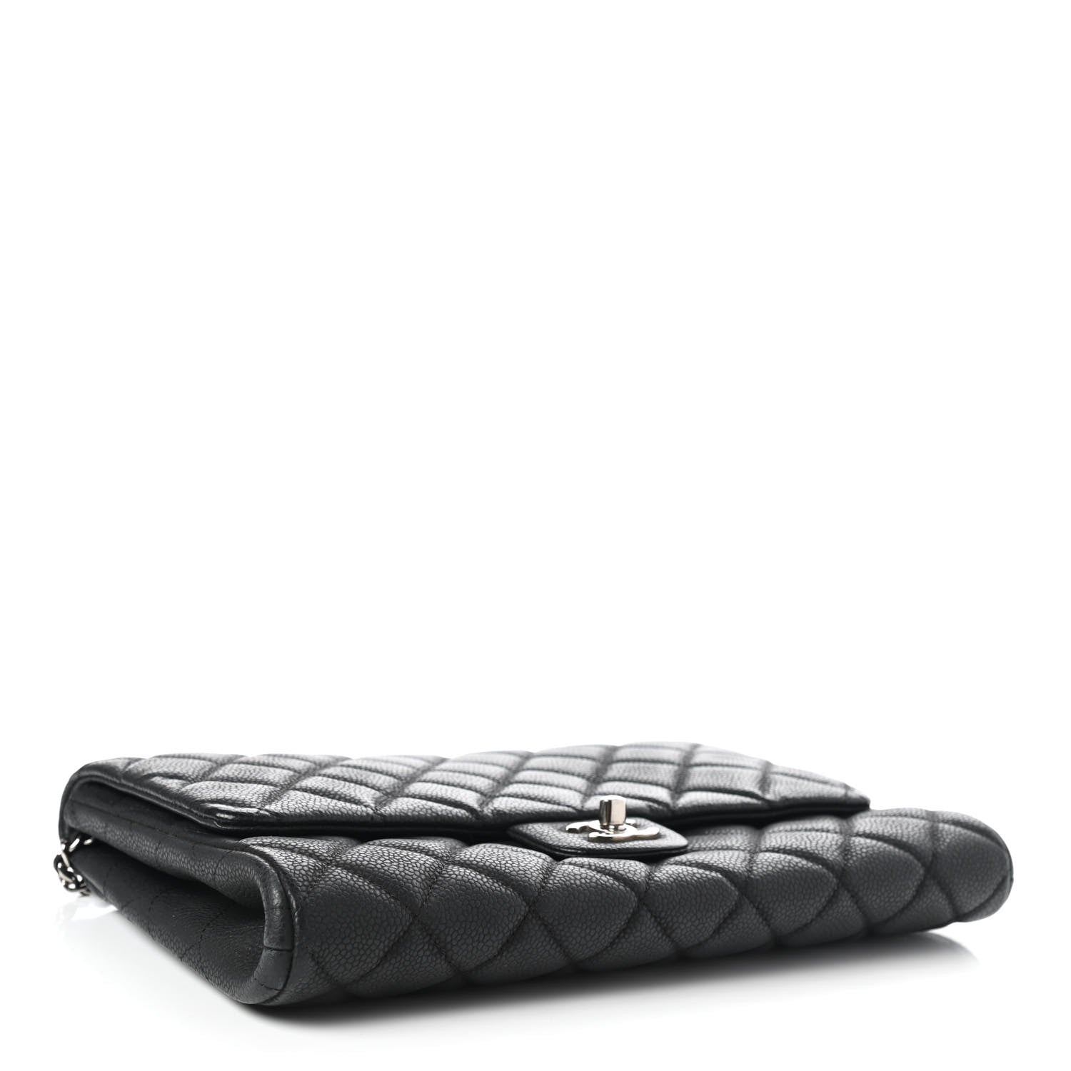 Chanel Caviar Quilted Clutch With Chain Flap Black 5 of 20