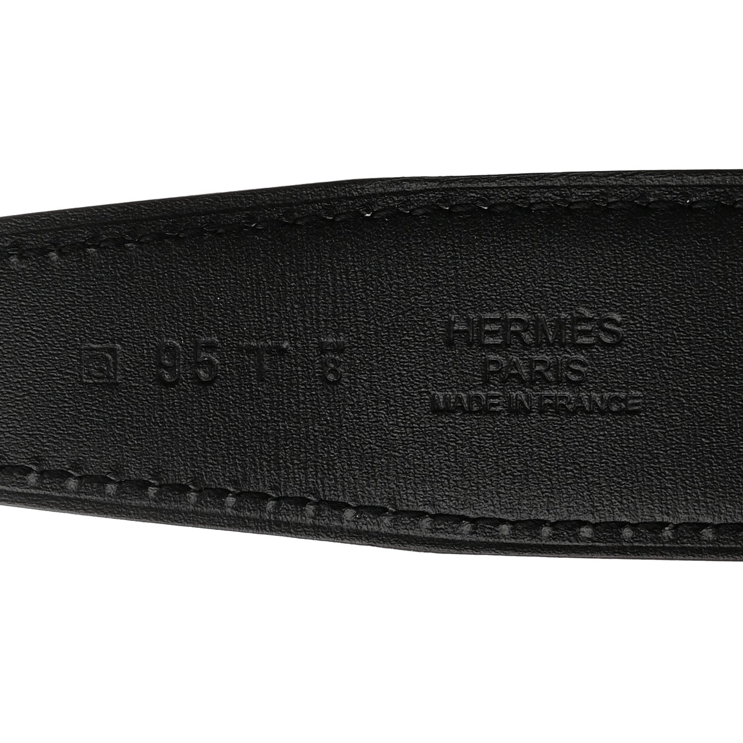 Hermes Box Swift 32mm H Belt Black Gold 5 of 8