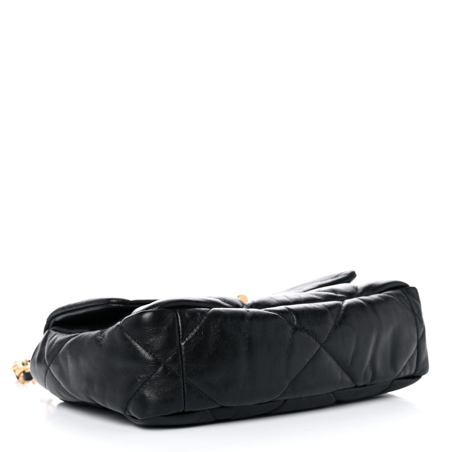 Chanel Goatskin Quilted Medium Chanel 19 Flap Black 4 of 12