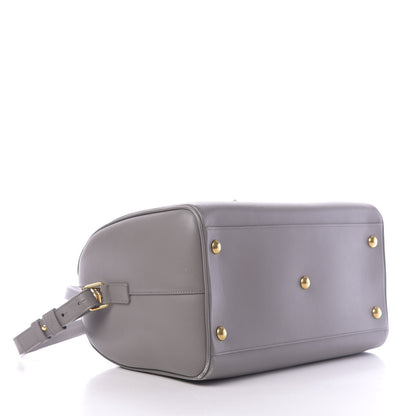 Saint Laurent Calfskin Classic Duffle 6 Fog 4 of 14