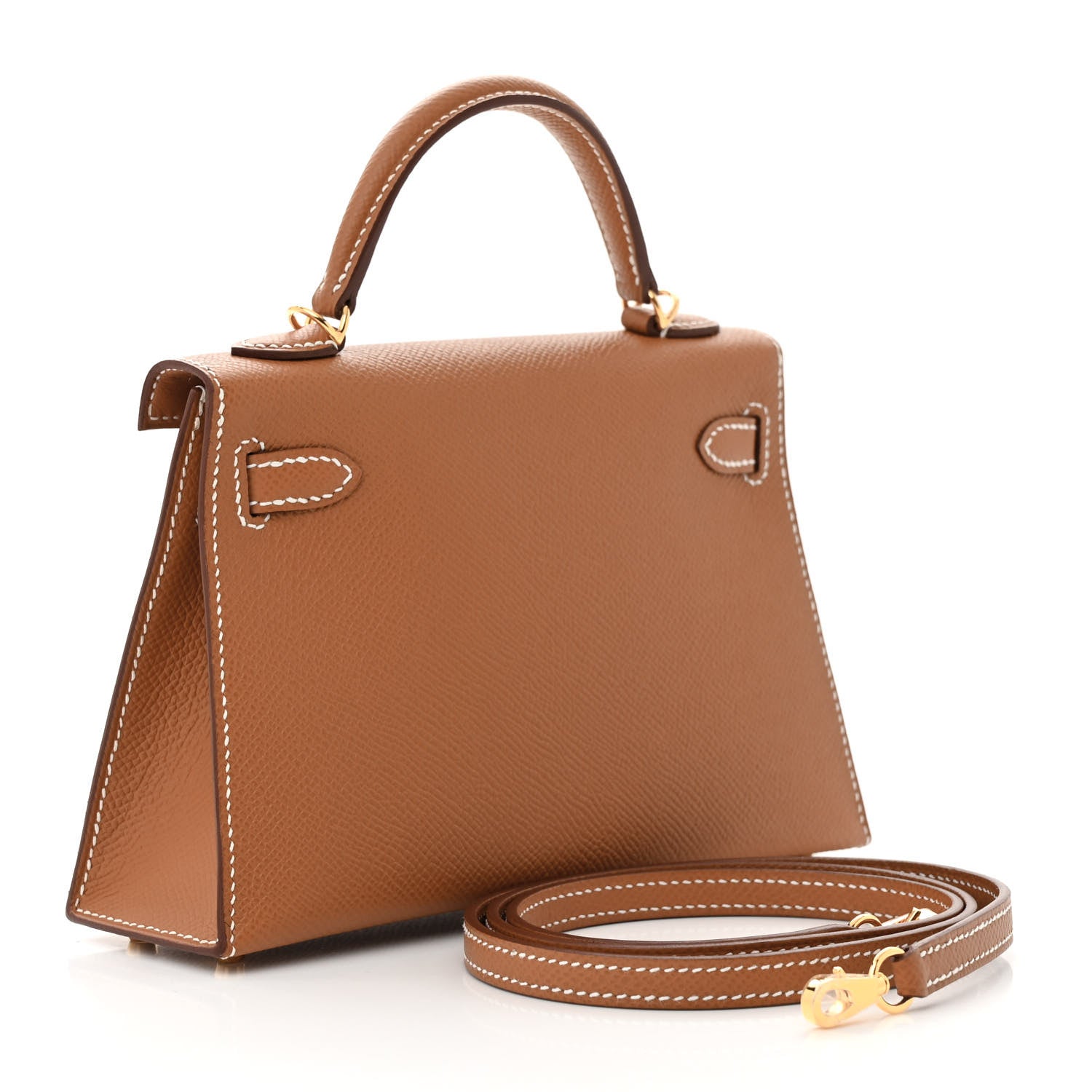 Hermes Epsom Mini Kelly Sellier 20 Gold 3 of 11