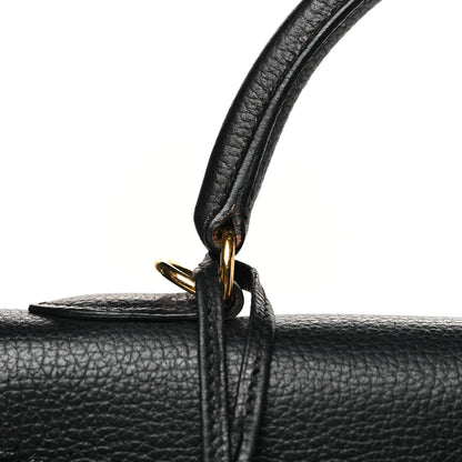 Hermes Vache Liegee Kelly Sellier 32 Black 11 of 12