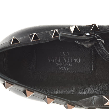 Valentino Garavani Nappa Rockstud Cage Ballerina Flats 39 Black 7 of 10