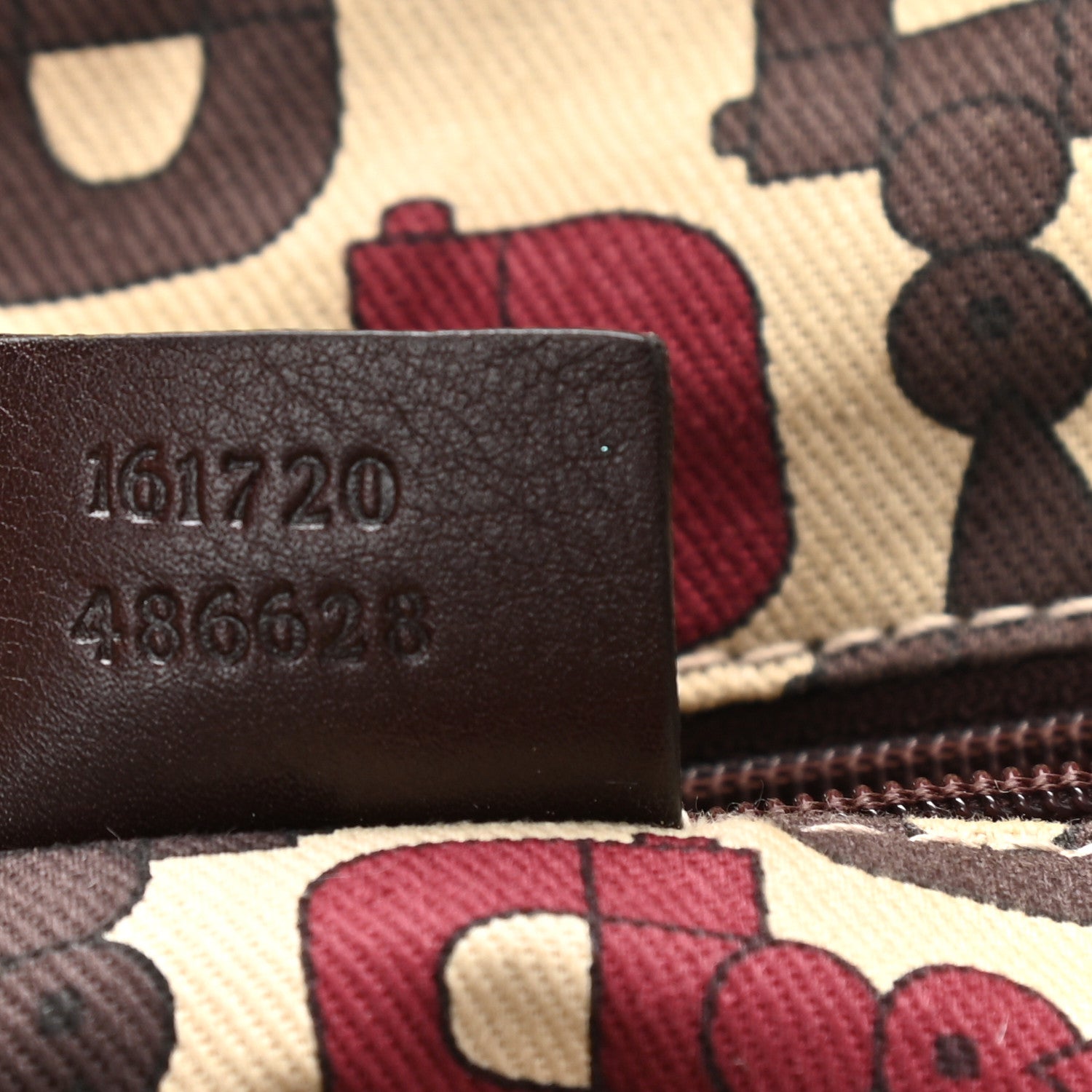 Gucci Guccissima Small Princy Satchel Brown 6 of 8