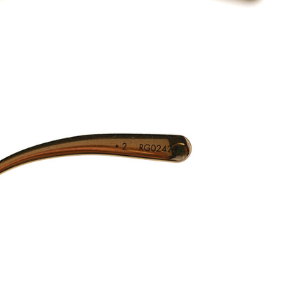 Louis Vuitton Metal LV Charm Cat Eye Sunglasses Z1720U Gold 7 of 8