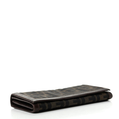 Fendi Zucca Continental Wallet Tobacco Moro 4 of 7