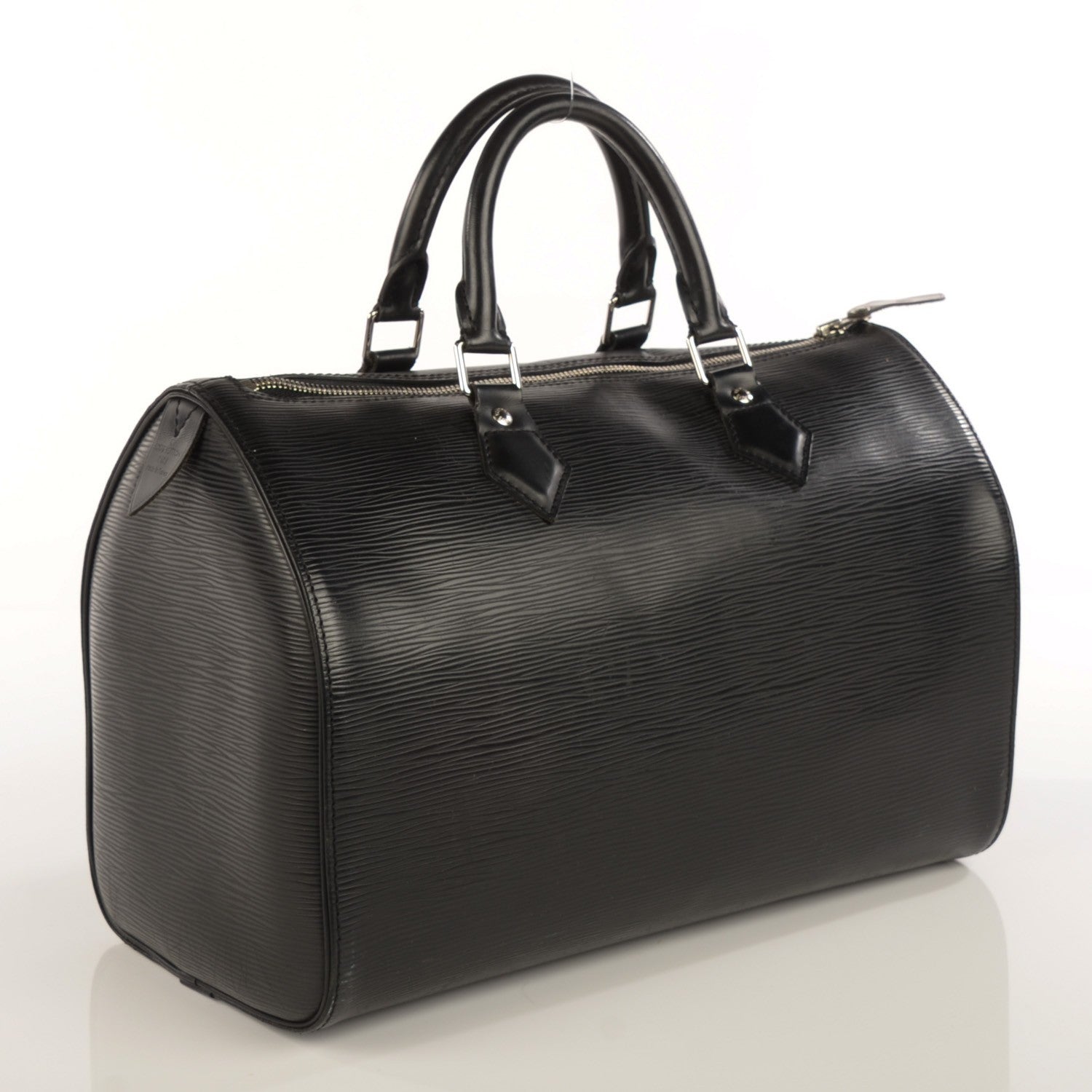 Louis Vuitton Epi Speedy 30 Black 3 of 8