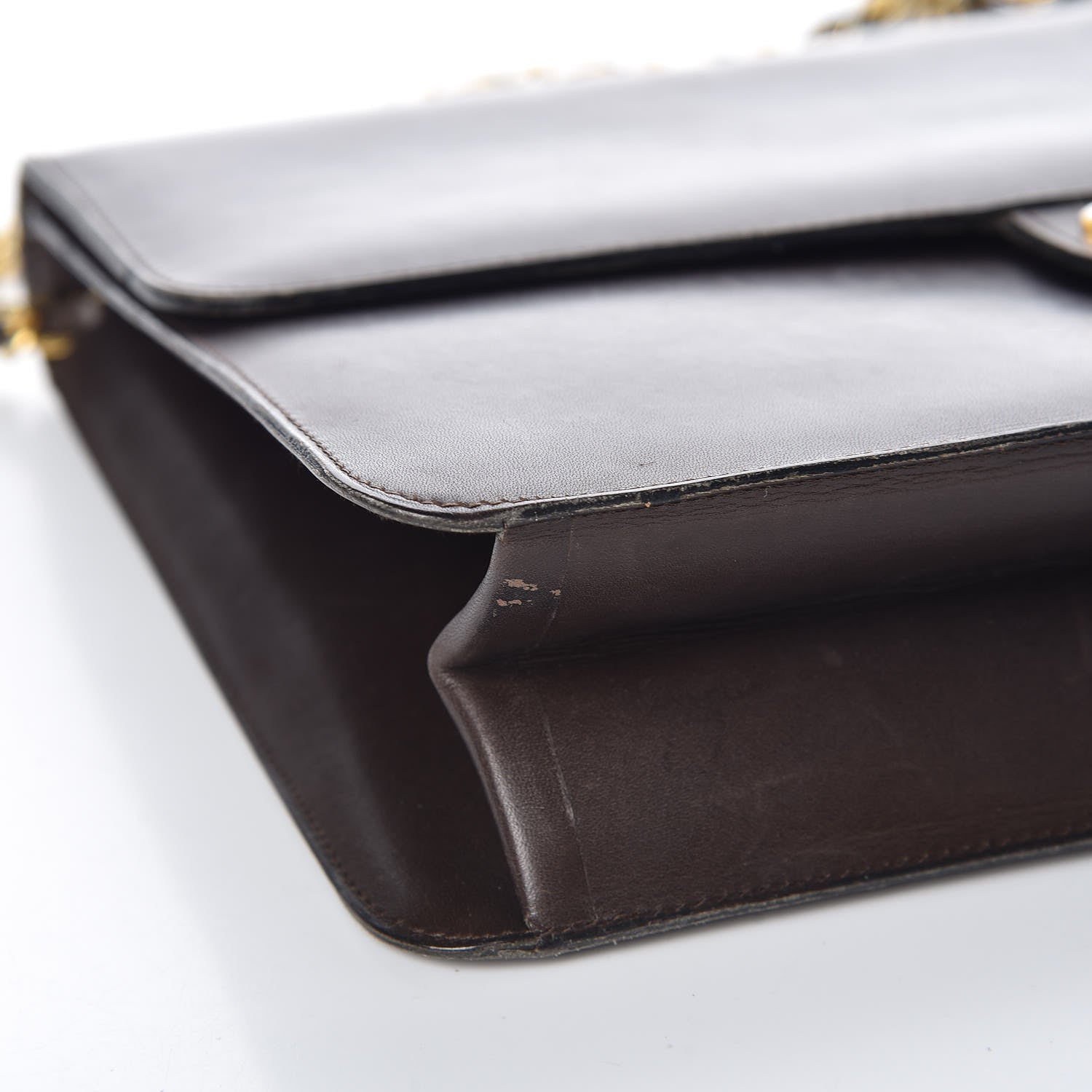 Chanel Calfskin Medium Single Flap Brown 15 of 16