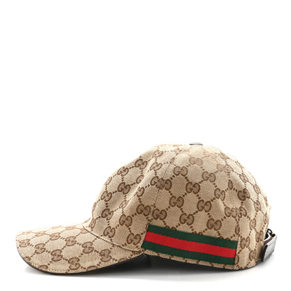 Gucci Monogram Web Baseball Hat L Beige Cocoa 6 of 18