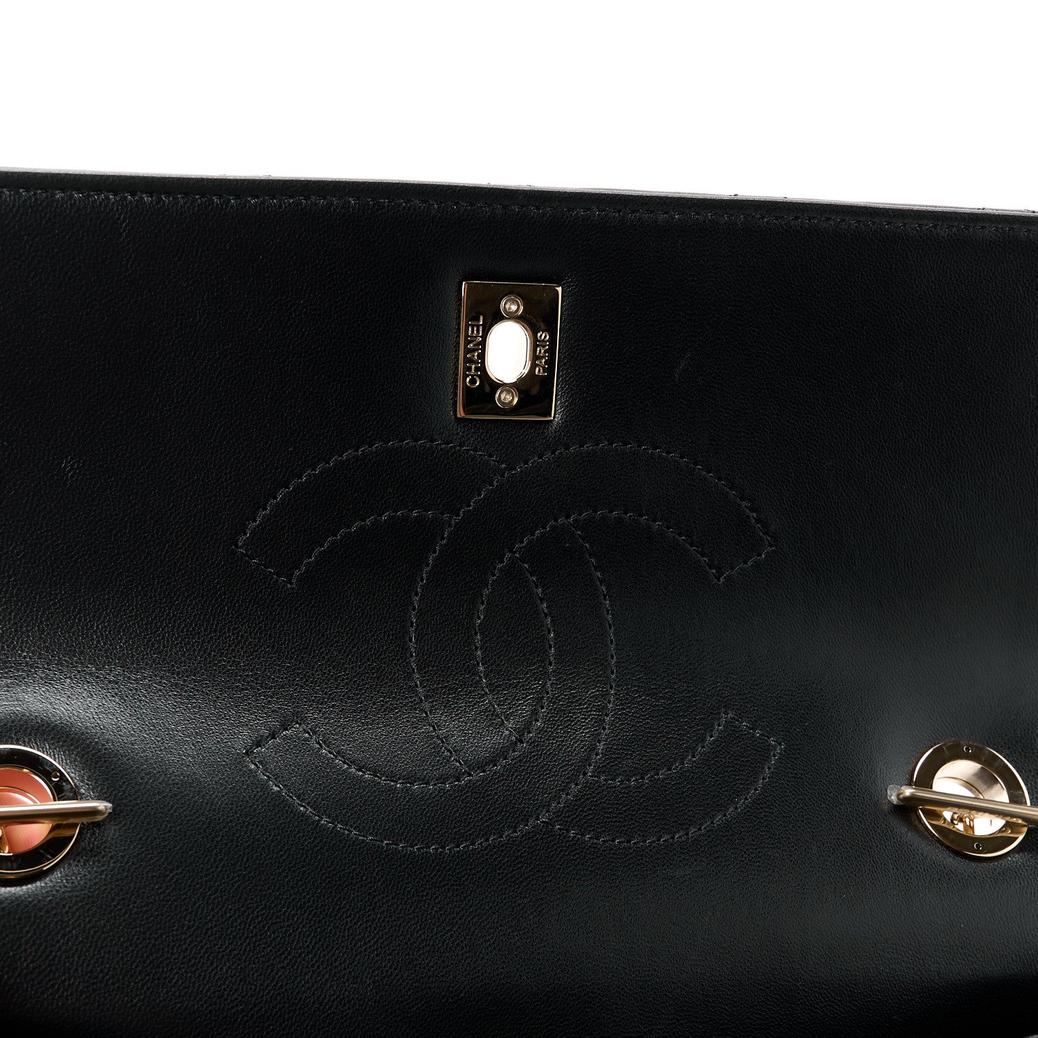 Chanel Lambskin Quilted Small Trendy CC Dual Handle Flap Bag Black 6 of 13