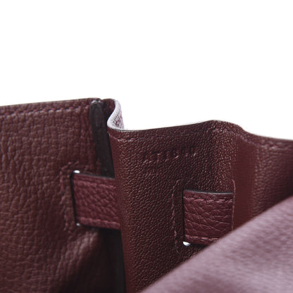 Hermes Togo Kelly Retourne 35 Bordeaux 6 of 9