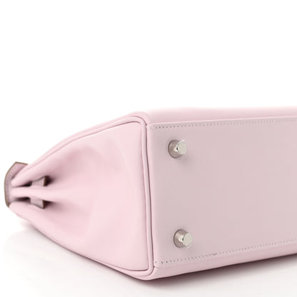 Hermes Swift Kelly Retourne 25 Mauve Pale 9 of 11
