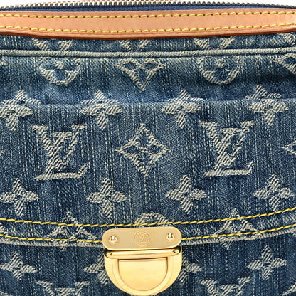 Louis Vuitton Monogram Denim Bum Bag Blue 7 of 9