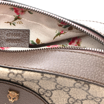 Gucci GG Supreme Monogram Web Neo Vintage Shoulder Bag Beige New Acero Crop 7 of 9