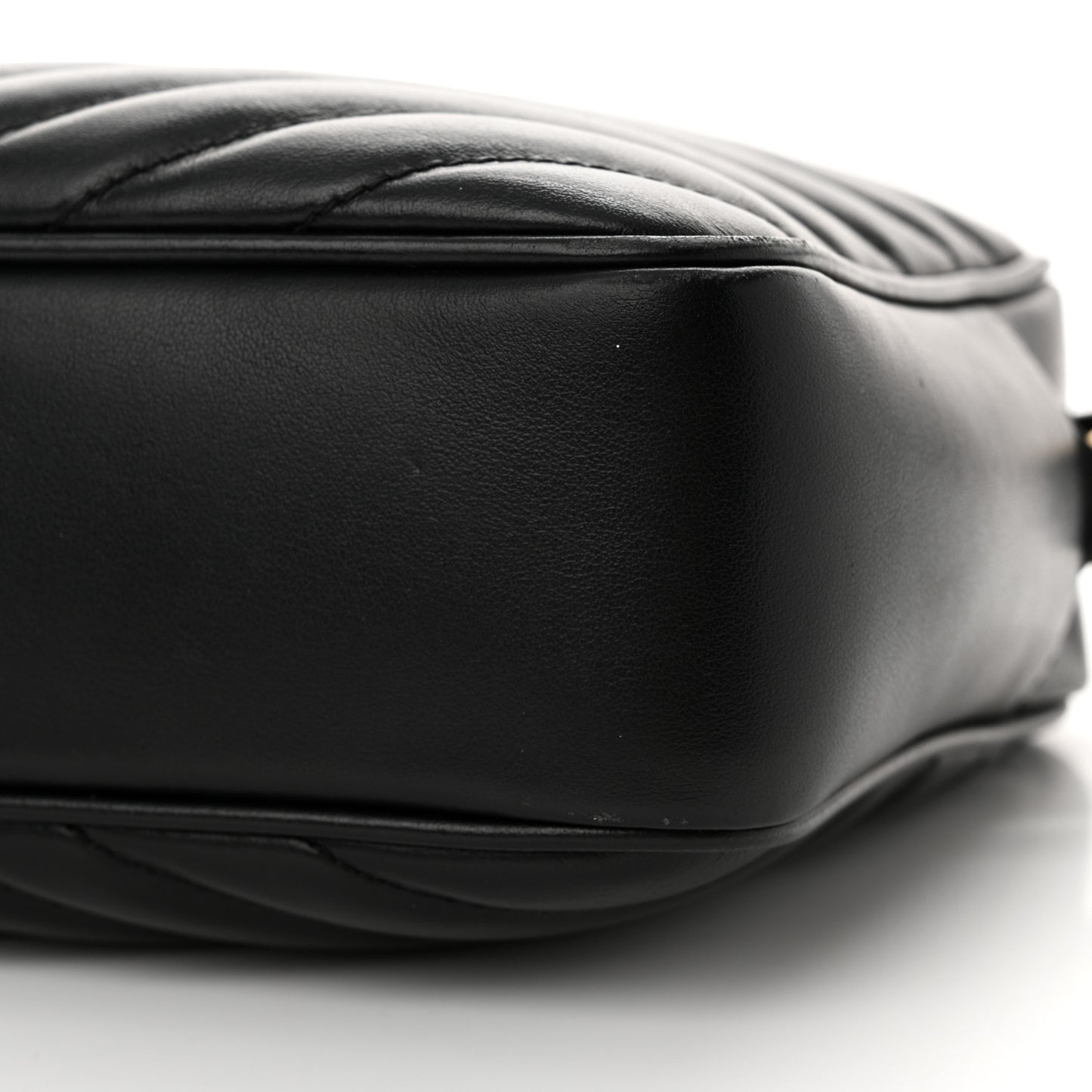 Calfskin Matelasse Monogram Lou Camera Bag Black