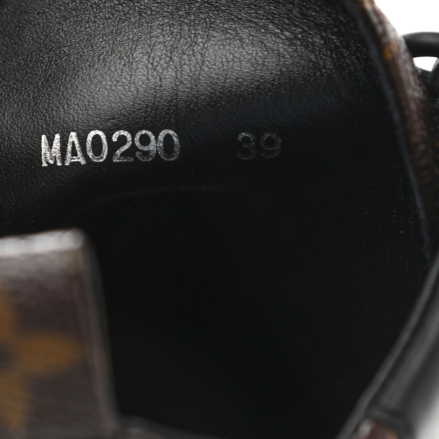 Suede Calfskin Monogram Laureate Platform Desert Boots 39 Black