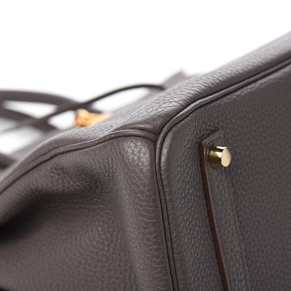 Hermes Togo Birkin 35 Etain 27 of 32