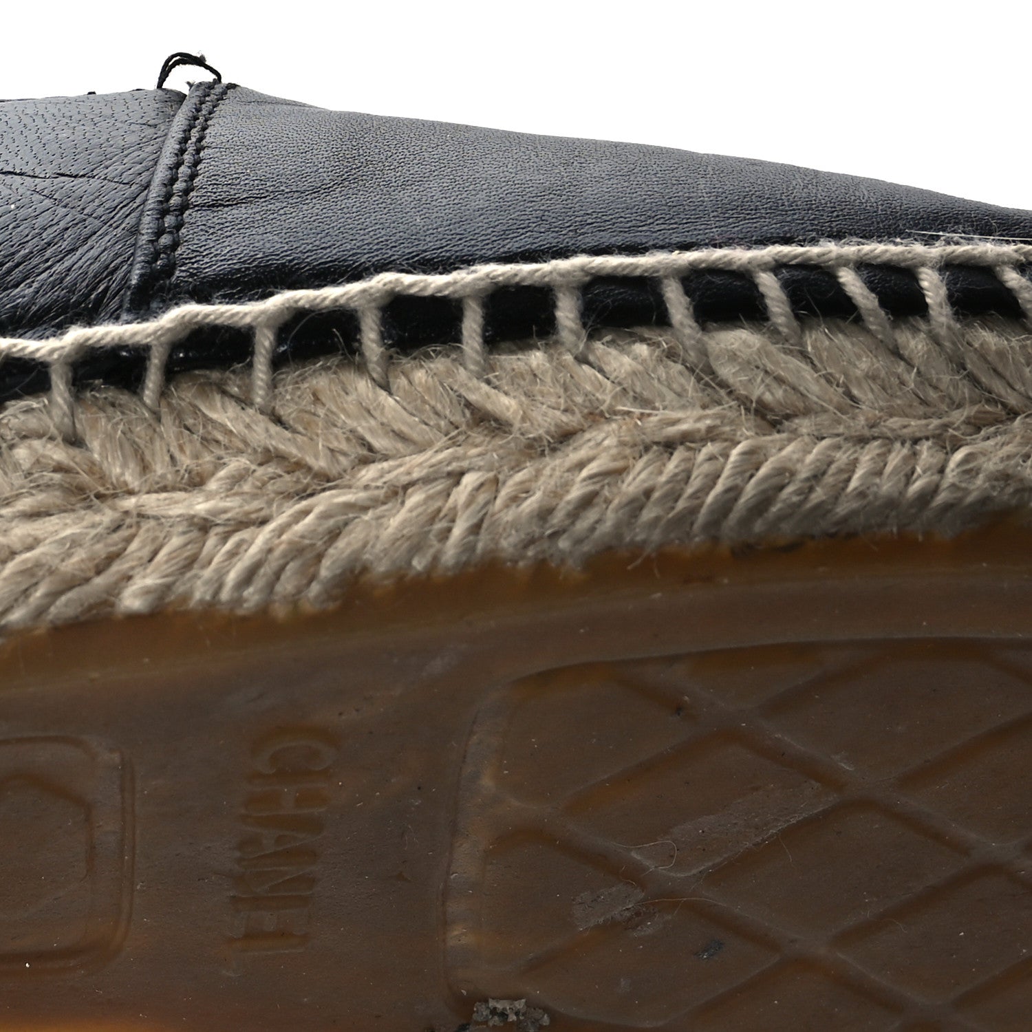 Chanel Lambskin CC Espadrilles 41 Black 10 of 10